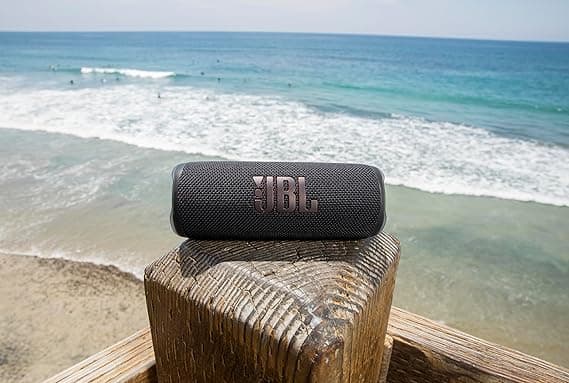 JBL Flip 6 Portable Waterproof Bluetooth Speaker – Black