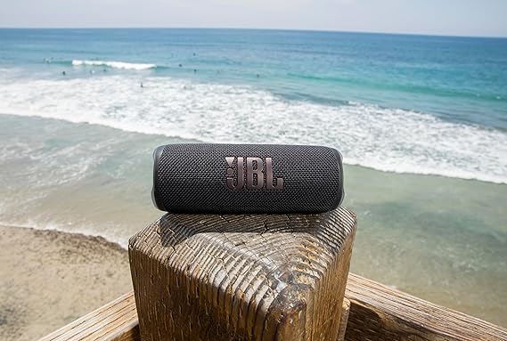 JBL Flip 6 Portable Waterproof Bluetooth Speaker – Black