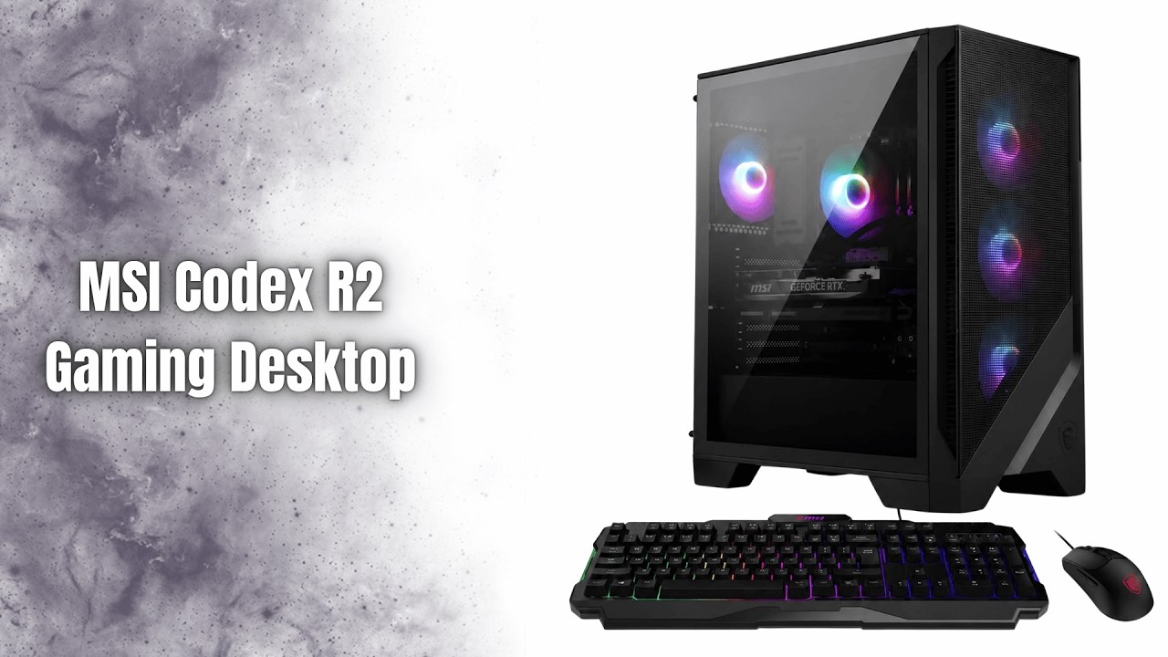 MSI Codex R2 Gaming Desktop – Intel Ultra 7 265, RTX 5060 Ti, 32GB RAM, 2TB SSD